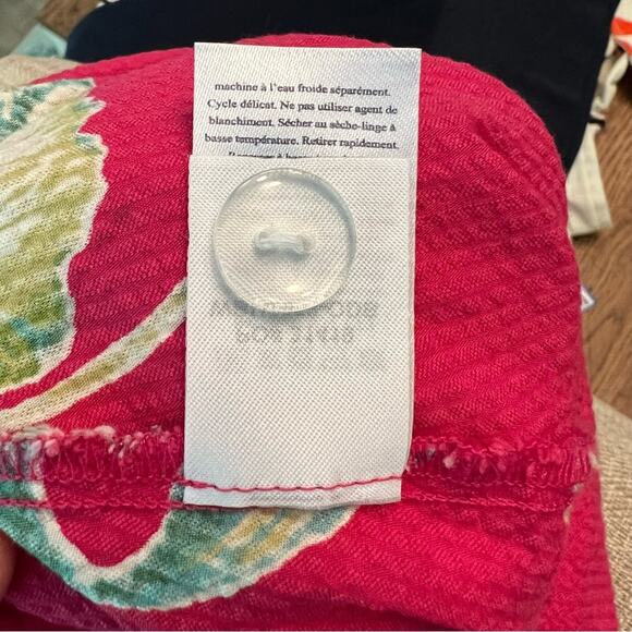 NWT Faherty Floral Wrap Skirt Orchid Blossom Pacifica Tropical Print Size XS - Picture 4 of 10